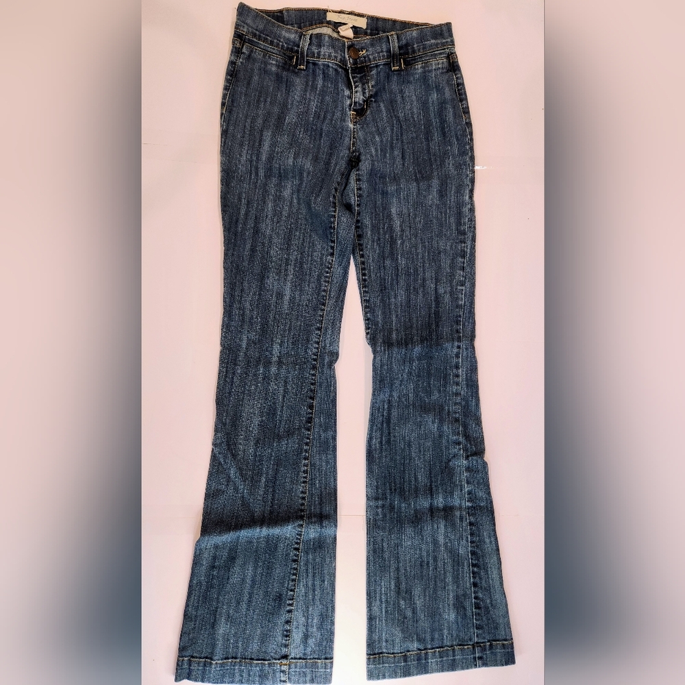 Truck Women’s Low Rise Bootcut Blue Jeans Sz 7 (6) USA Y2K Stretch Vintage 0019
